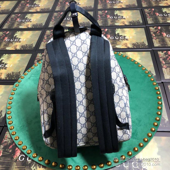 GUCCI古馳 新款女包 271327 進口牛皮 原廠五金 藍色 百搭款 雙肩背包  ydgq3212